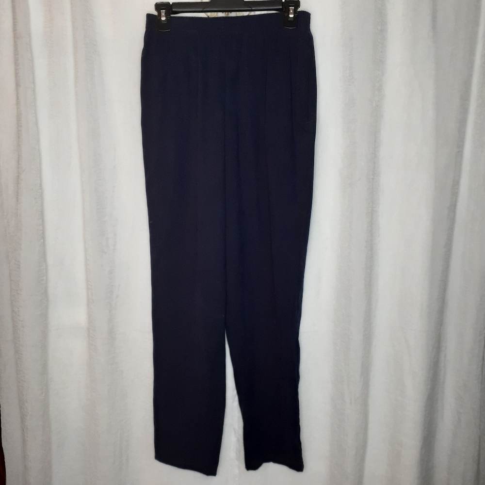 Bon Worth Navy Blue‎ Pants with elastic waist